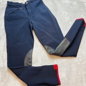 Vintage Euroriding das Besondere Equestrian Breeches Size 42=30R Dark Blue Pants